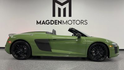 2018 Audi R8 Spyder In Rare Audi Exclusive Olive Green For Sale