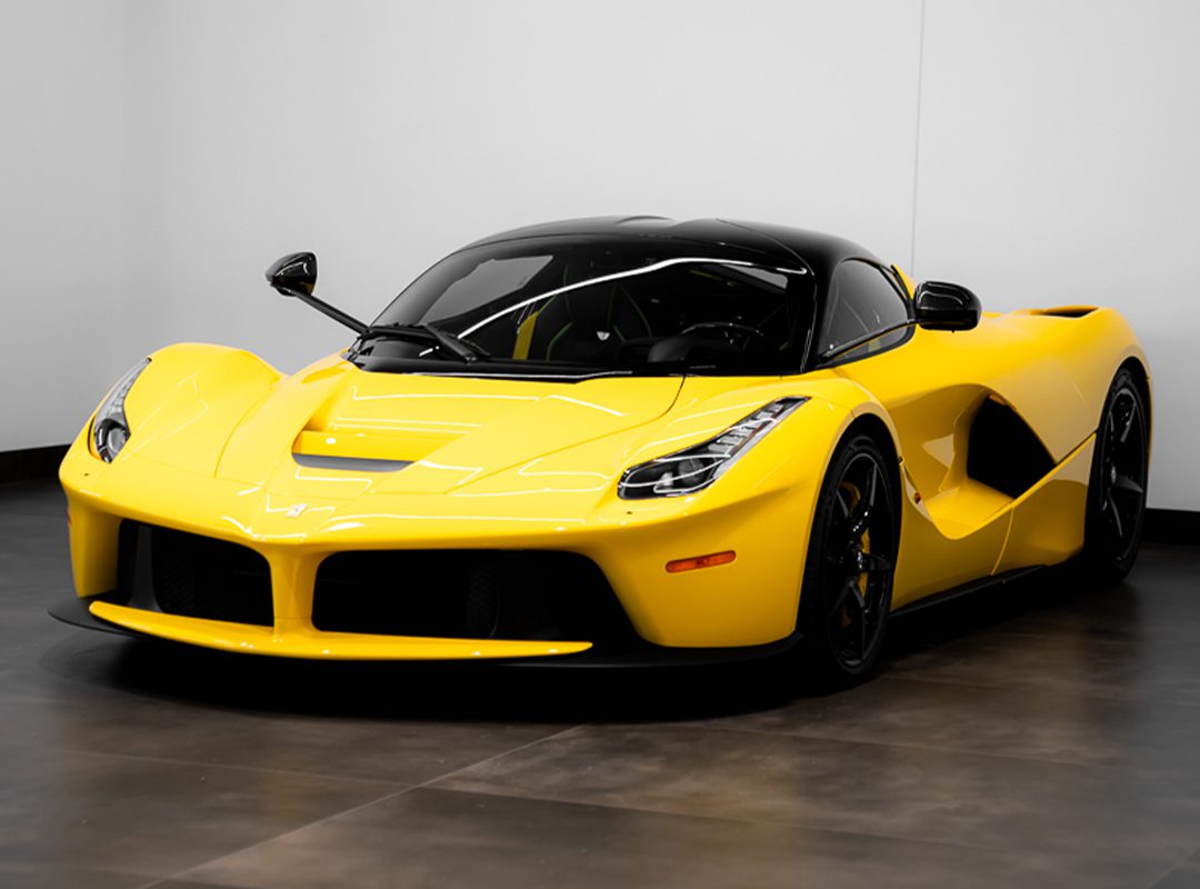 $4.4M Yellow 2014 Ferrari LaFerrari For Sale At Ferrari of Alberta