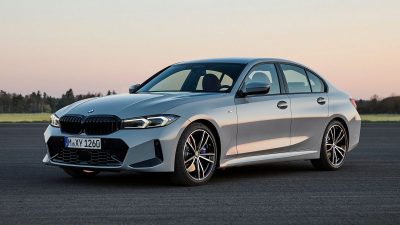 2024 BMW 3 Series at sunset.