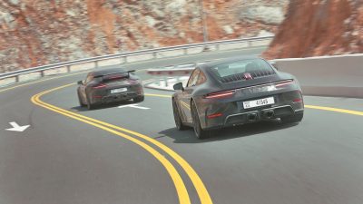 Iconic Porsche sports car 911 boasts hybrid power sources