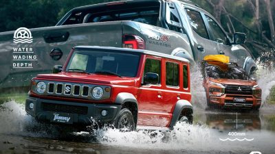 Vehicles with high water wading depth