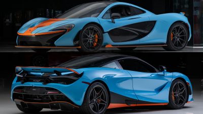 Gulf Oil-Themed McLaren P1 And 720S Look Very Dapper