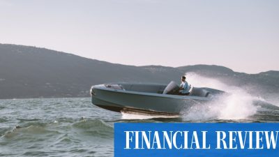 The $900k Frauscher x Porsche 850 Fantom Air, an electric power boat that shares tech with Porsche’s new Macan EV