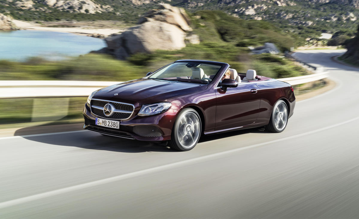 2018 Mercedes-Benz E-class Cabriolet Revealed, Gains Elegance, Space, and Style