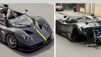 Pagani Zonda crashed in 2022, fixed in 2024