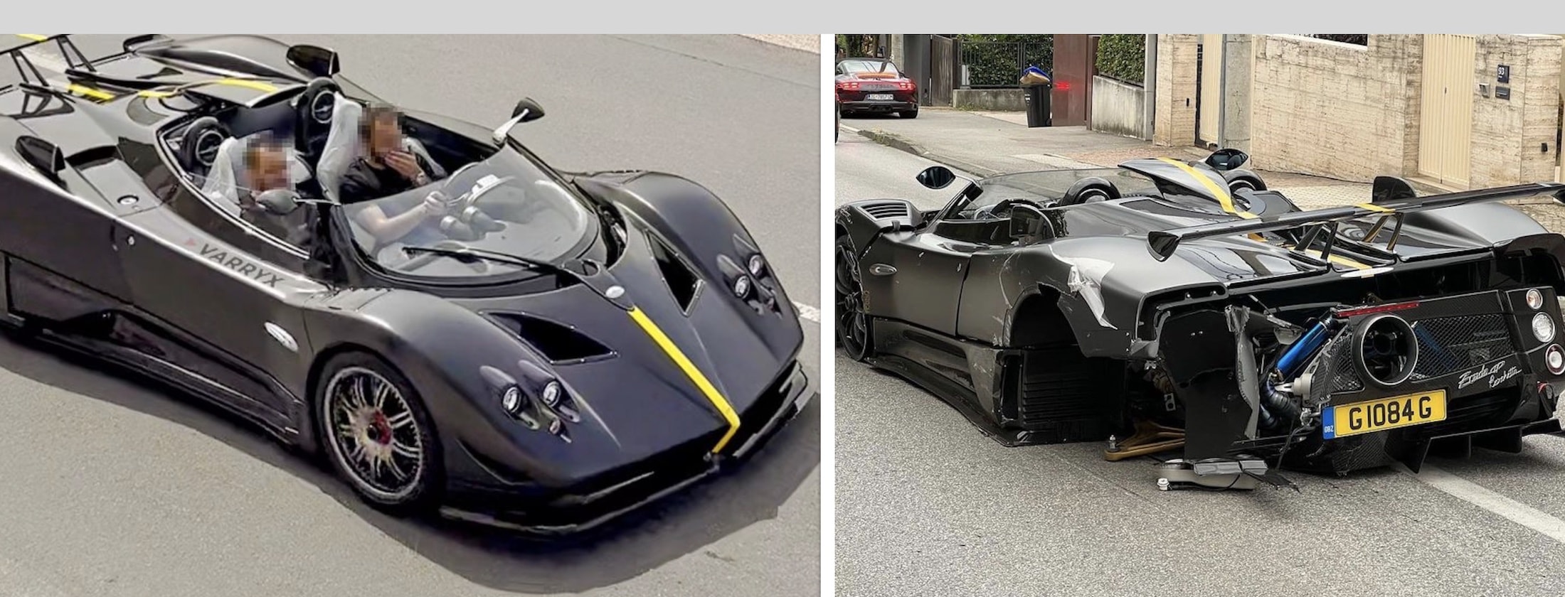 Pagani Zonda crashed in 2022, fixed in 2024