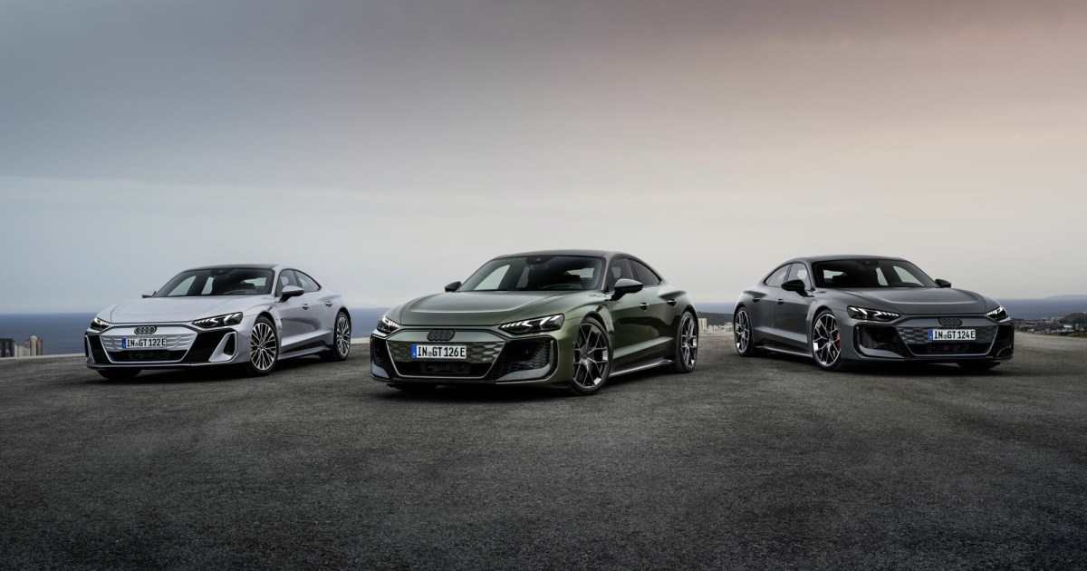 Audi expands the e-tron GT family for 2025 with three new models