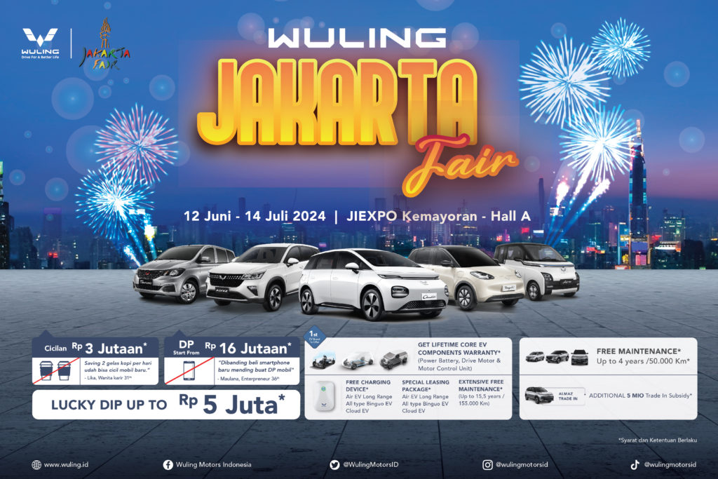 Wuling Brings a Complete Range of Products and Attractive Promos at the Jakarta Fair Kemayoran 2024