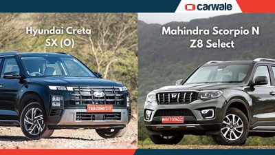 Mahindra Scorpio N Z8 Select vs Hyundai Creta SX (O) - Features Compared