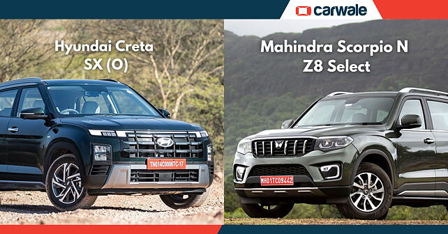 Mahindra Scorpio N Z8 Select vs Hyundai Creta SX (O) - Features Compared