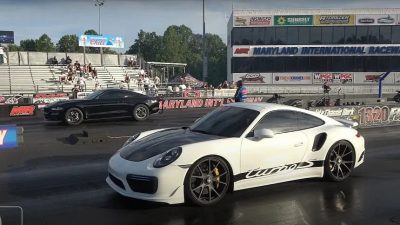 Porsche 911 Turbo S Melibas Mustang, Charger, M5, Hampir Jatuh Ke Jurang