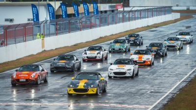 1st round of 2024 Miata Spec Series gets rained on