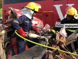 Tragis! 1 tewas, 2 terluka dalam kecelakaan mengerikan di Ohene Nkwanta