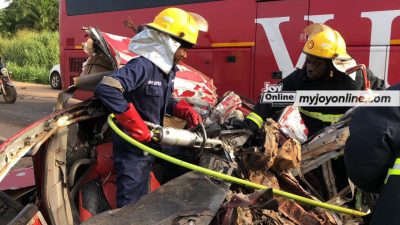 Tragis! 1 tewas, 2 terluka dalam kecelakaan mengerikan di Ohene Nkwanta