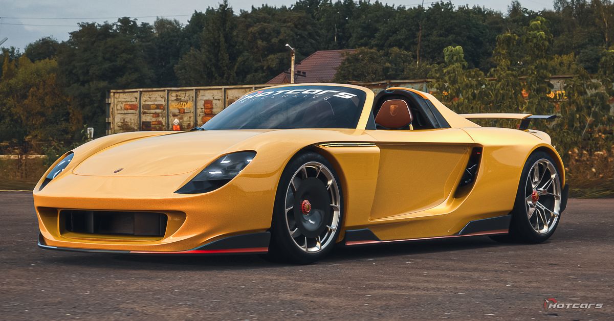 HotCars Porsche Carrera GT New version render video