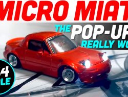 Wow! Miata Hot Wheels Berubah Menjadi Remote Control dengan Headlights Pop-Up