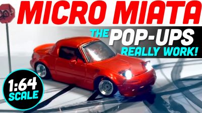 Wow! Miata Hot Wheels Berubah Menjadi Remote Control dengan Headlights Pop-Up