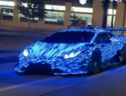 YouTuber Menyulap Lamborghini Huracan dengan 30,000 LED – Menakjubkan!