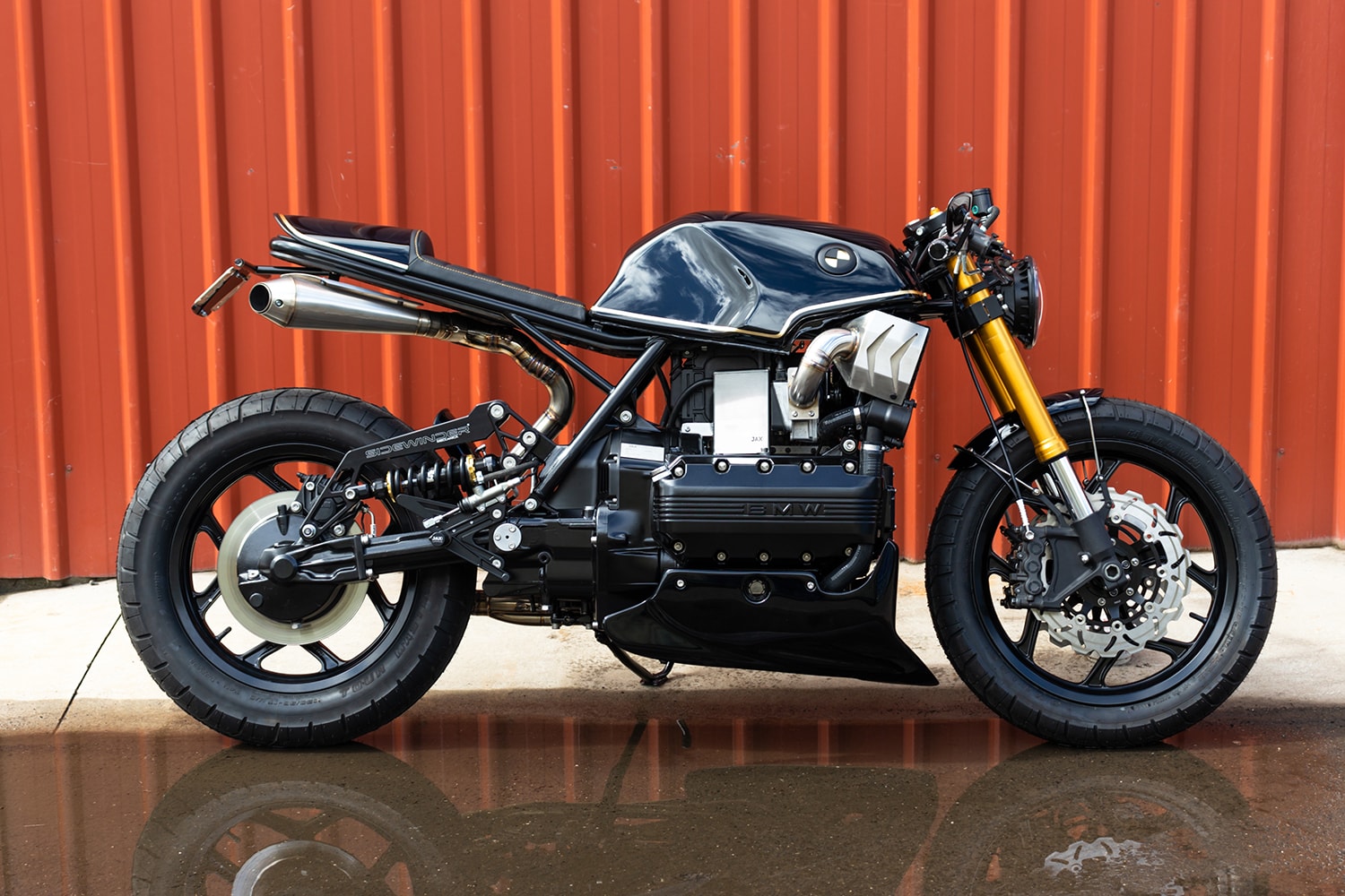 one off bmw k 100 cafe racer would look right at home in an art gallery 236113 1.jpg