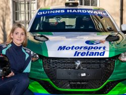 Aoife Raftery Mengendarai Peugeot 208 T16 R5 Pemenang Circuit of Ireland at Goodwood Festival of Speed