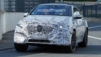 2027 Mercedes-AMG GLE 53 Coupe spied with updates