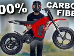 Wah, Motor Listrik All-Carbon Ini Sangat Seru dan Ringan Sekali!