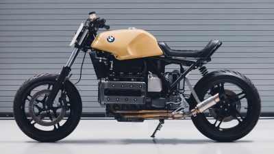 Menakjubkan! BMW K100 street tracker brutalist dari California