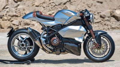 Mengagumkan! Sepeda Motor Ducati Streetfighter yang Terinspirasi dari The Mandalorian dan Hal-Hal Lainnya