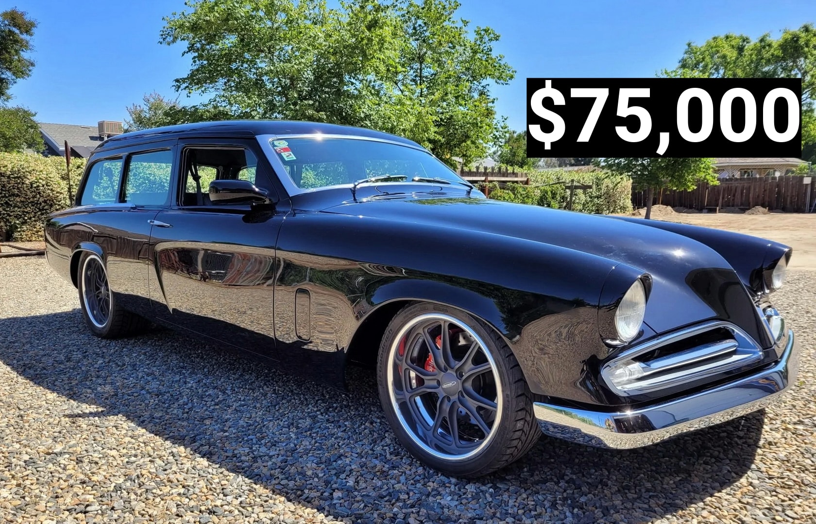 this mustang powered 1953 studebaker commander is a genuine batmobile station wagon 237095 1.jpeg